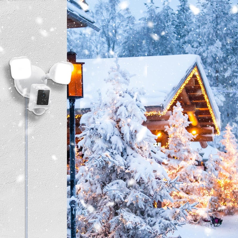 iTODOS Plug-in Mount for Floodlight Cams Compatible with Floodlight Cam Wired Plus/Pro,WYZE Floodlight Camera v2/Pro,Blink Wired Floodlight Camera,Electrical Box with 20ft/6m Weatherproof Power Cable - Image 5